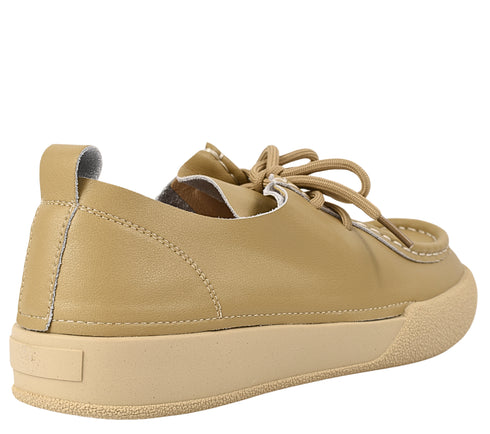 Pantofi casual, dama, FORMAZIONE, T23089 bej, piele naturala